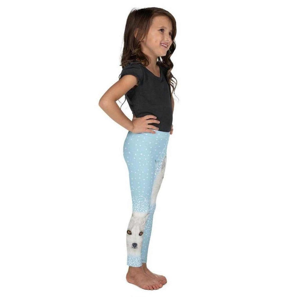 Arctic Fox Dog Kid's Leggings