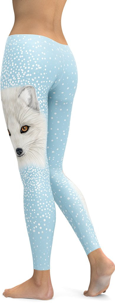 Arctic Fox Dog Leggings