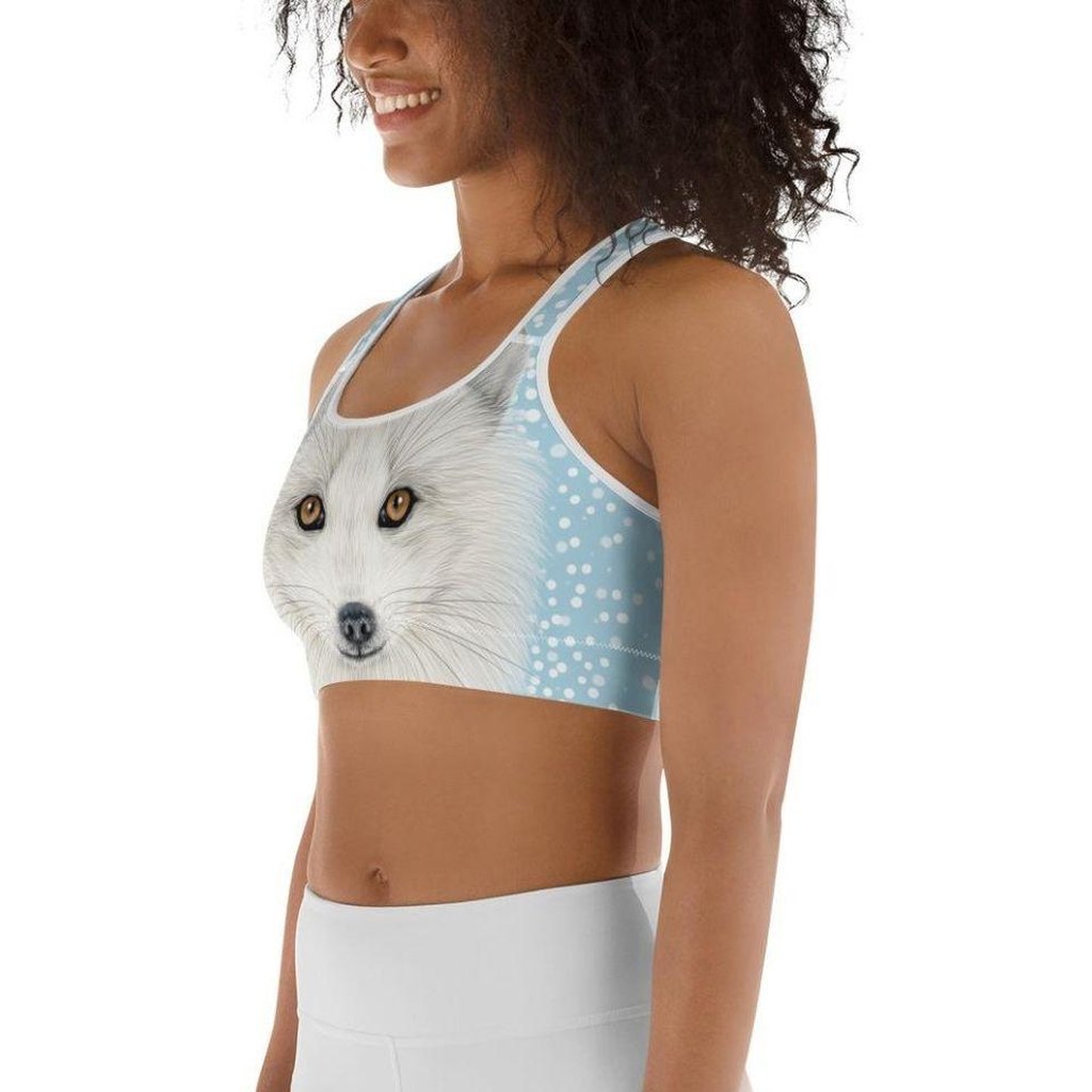 Arctic Fox Dog Sports Bra
