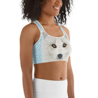 Arctic Fox Dog Sports Bra