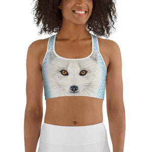 Arctic Fox Dog Sports Bra