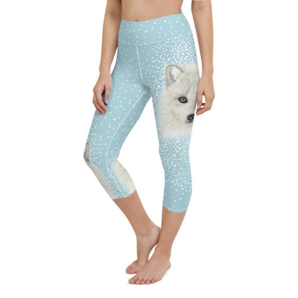 Arctic Fox Dog Yoga Capris