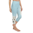 Arctic Fox Dog Yoga Capris