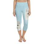 Arctic Fox Dog Yoga Capris