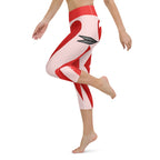 Arrow Heart Shaped Yoga Capris