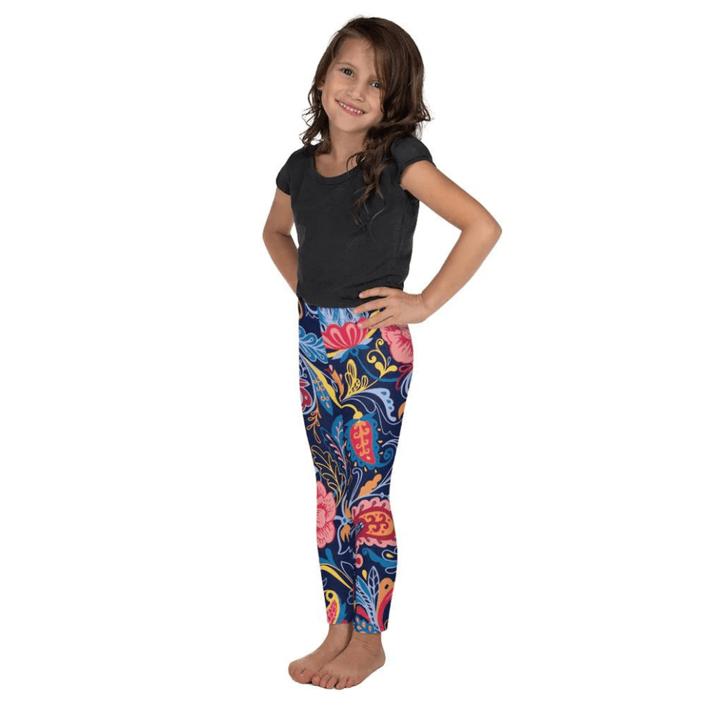 Art Deco Floral Kid's Leggings