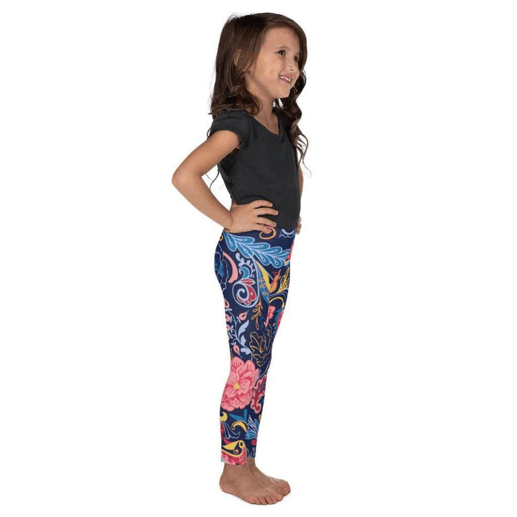 Art Deco Floral Kid's Leggings