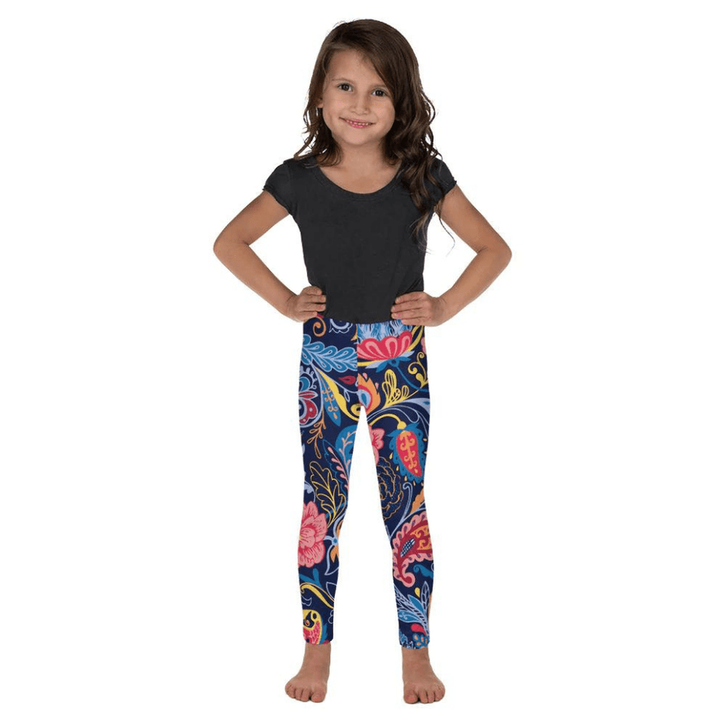 Art Deco Floral Kid's Leggings
