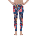 Art Deco Floral Men's Leggings