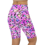 Artsy Heart Biker Shorts