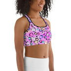 Artsy Heart Sports Bra