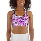 Artsy Heart Sports Bra
