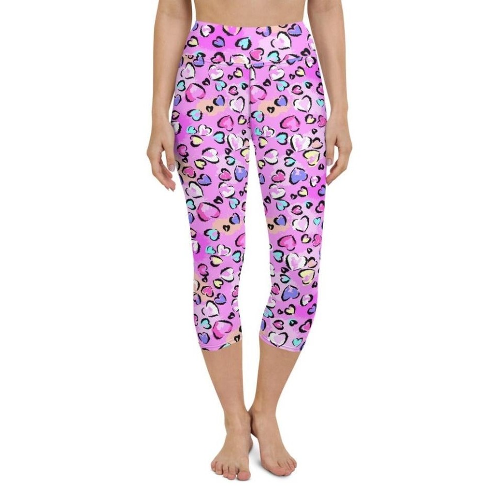 Artsy Heart Yoga Capris