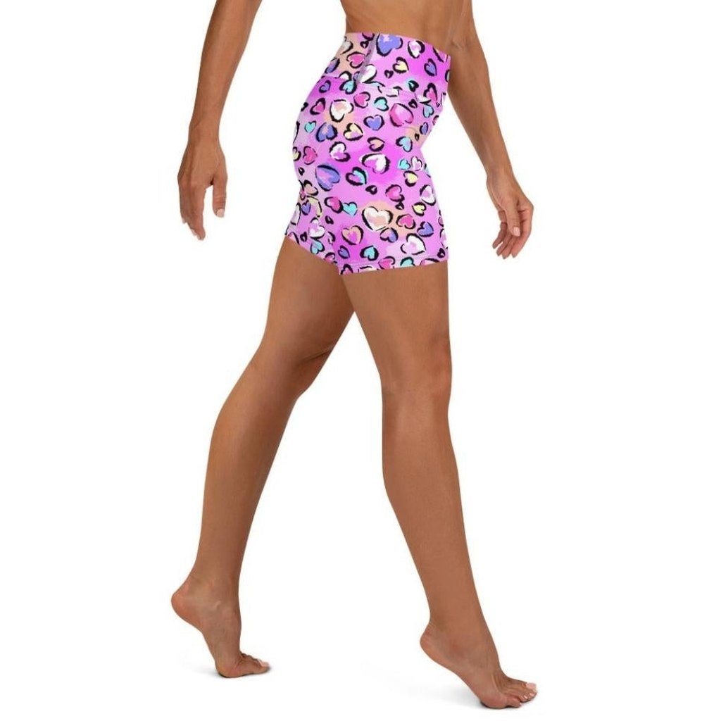 Artsy Heart Yoga Shorts