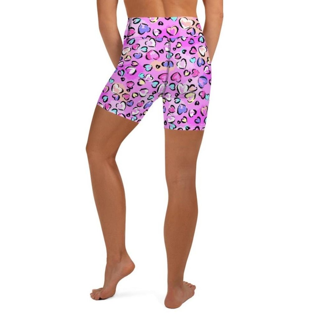 Artsy Heart Yoga Shorts