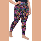 Artsy Tropical Plus Size Leggings