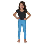 Azure Blue Kid's Leggings