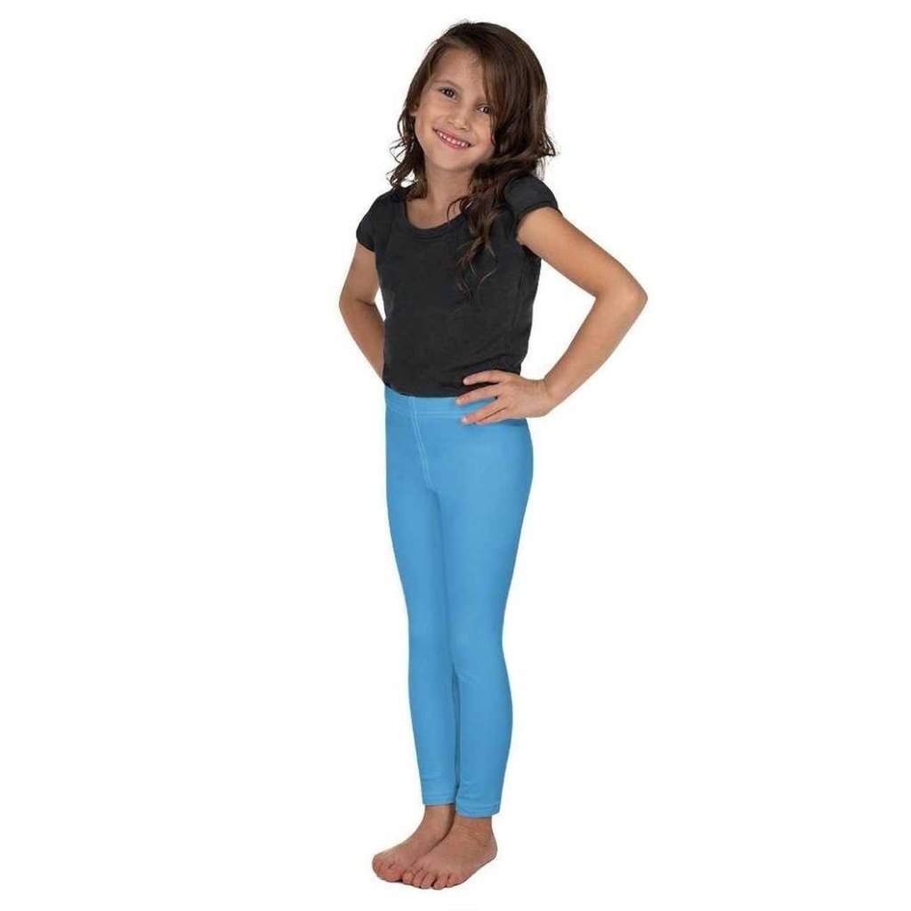 Azure Blue Kid's Leggings