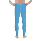 Azure Blue Men's Leggings