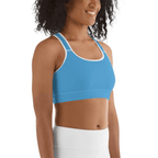Azure Blue Sports Bra