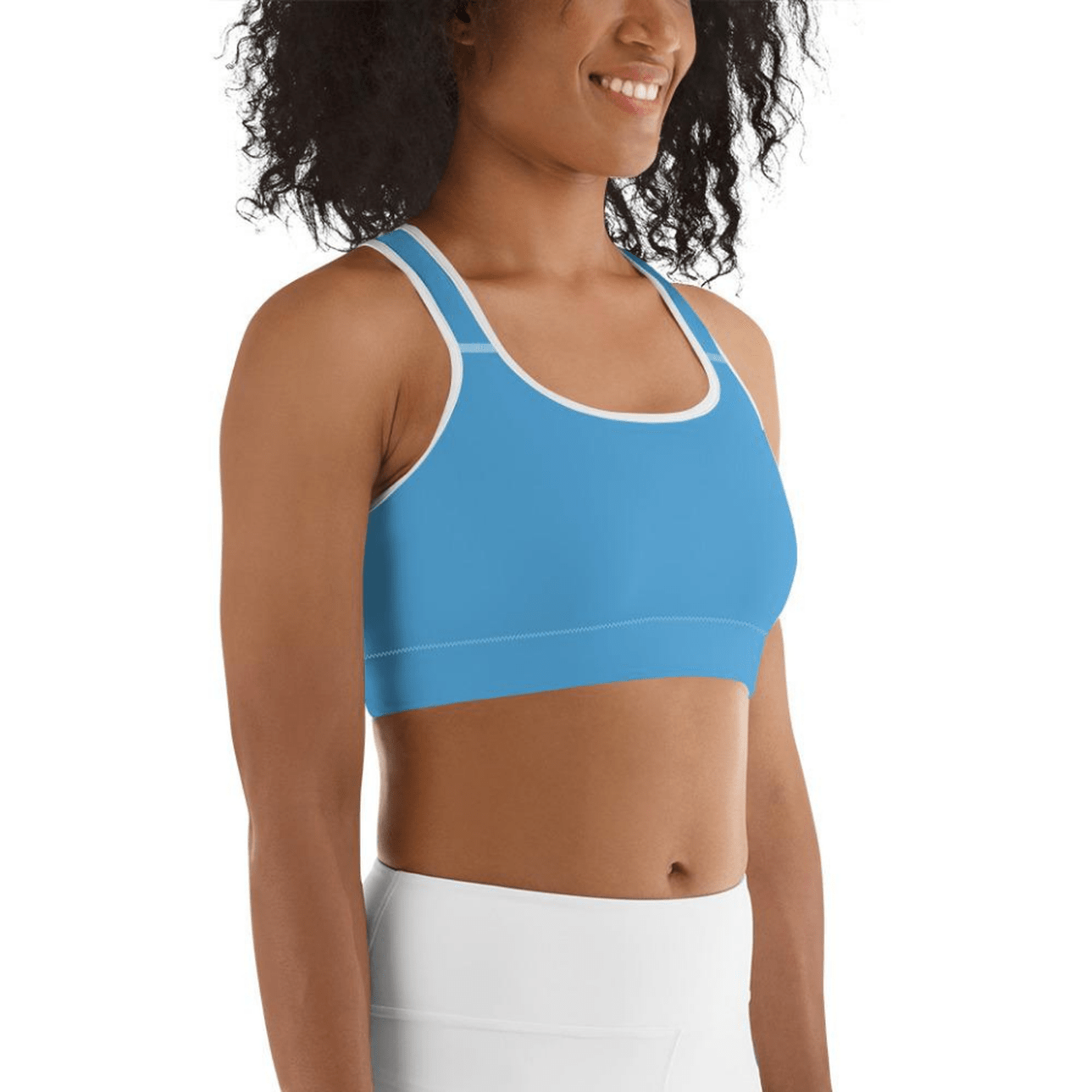 Azure Blue Sports Bra