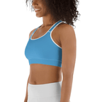 Azure Blue Sports Bra