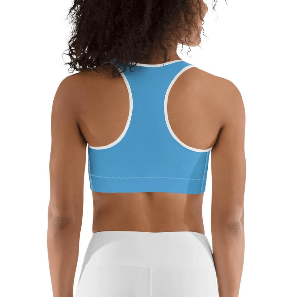 Azure Blue Sports Bra