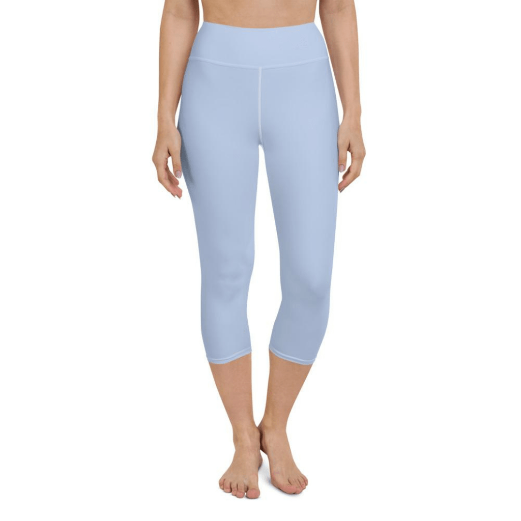 Baby Blue Yoga Capris