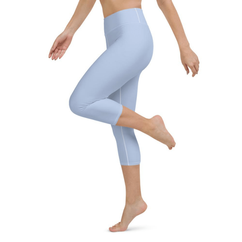 Baby Blue Yoga Capris