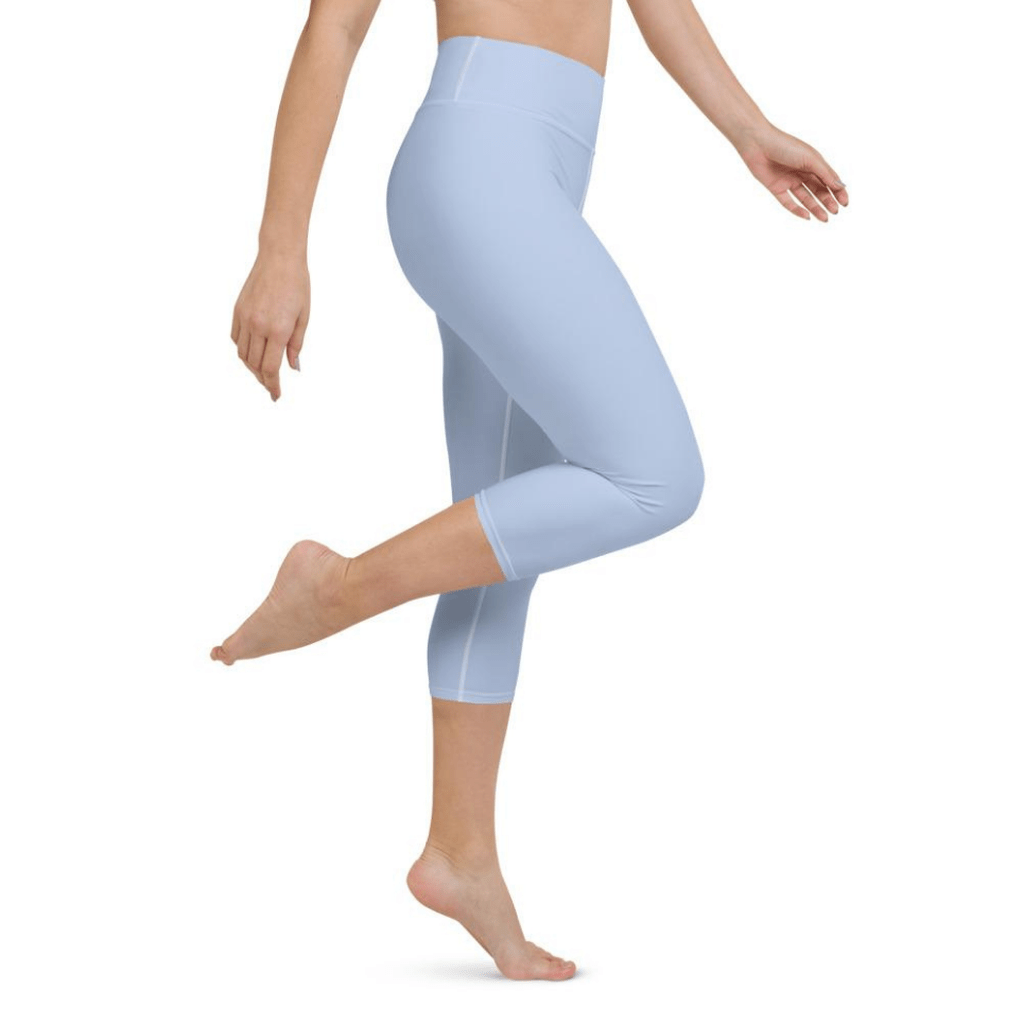 Baby Blue Yoga Capris