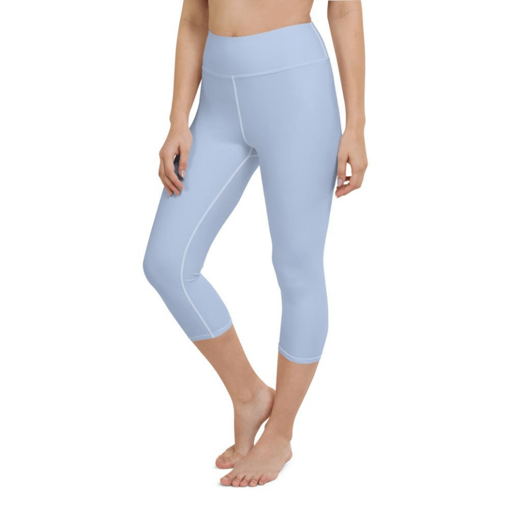 Baby Blue Yoga Capris