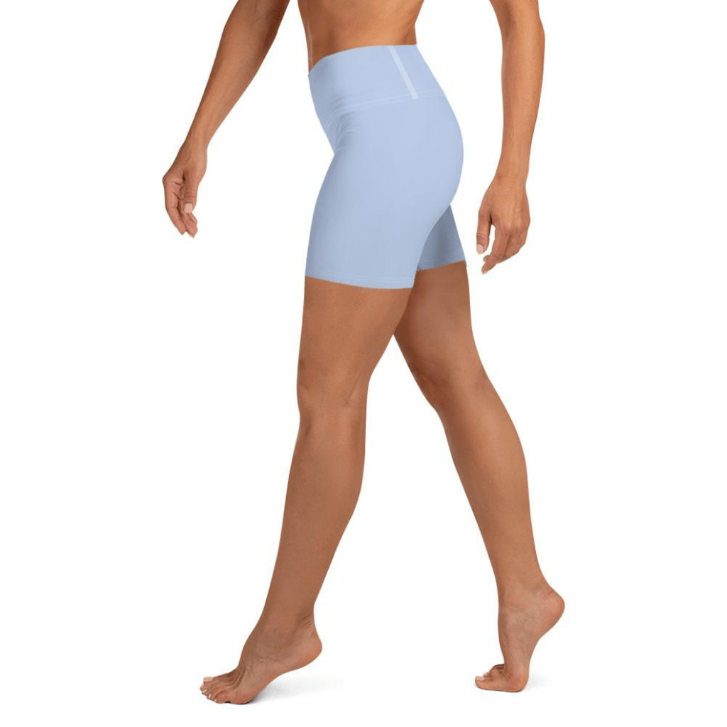 Baby Blue Yoga Shorts