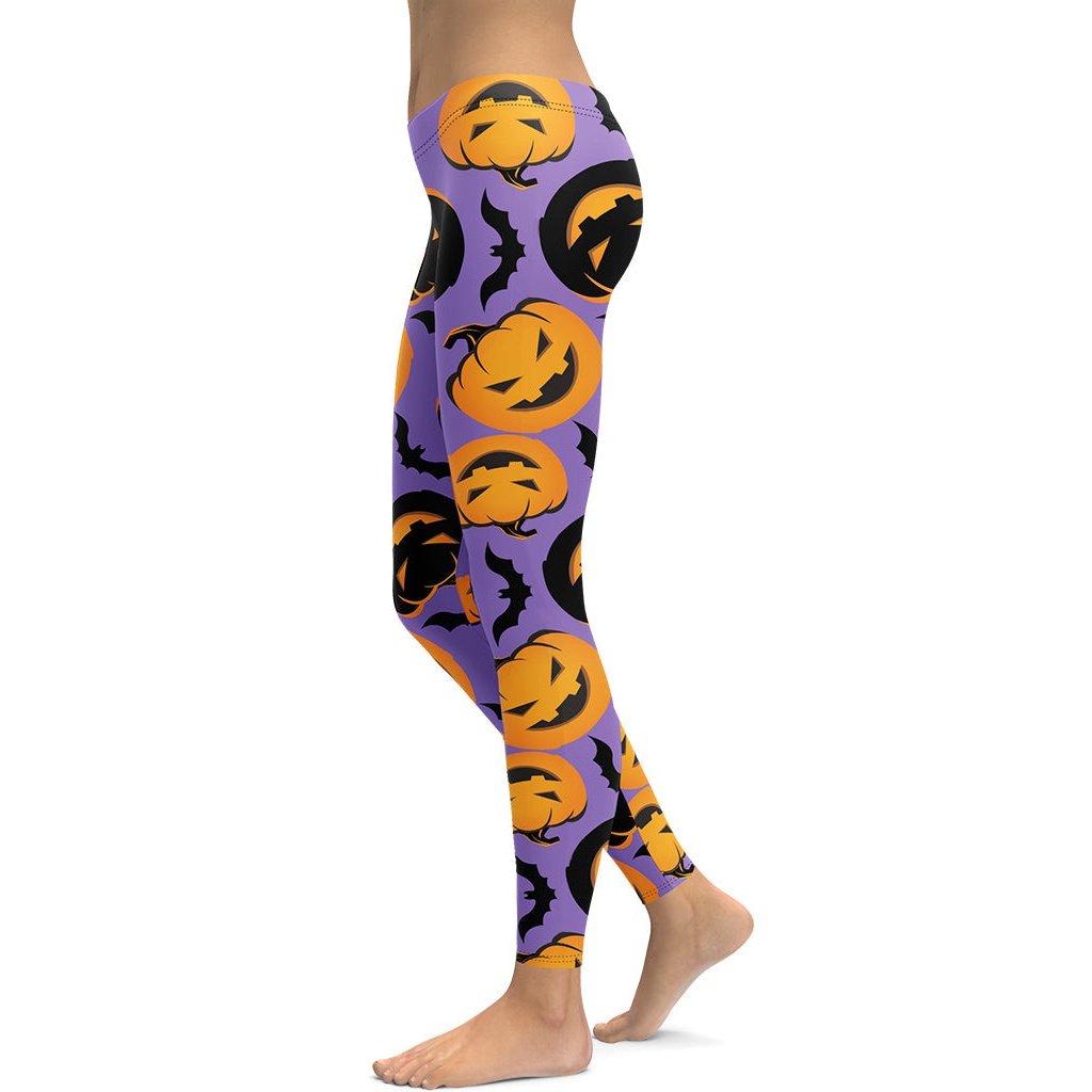 Spooky Halloween Yoga Leggings - Sporty Chimp legging, workout