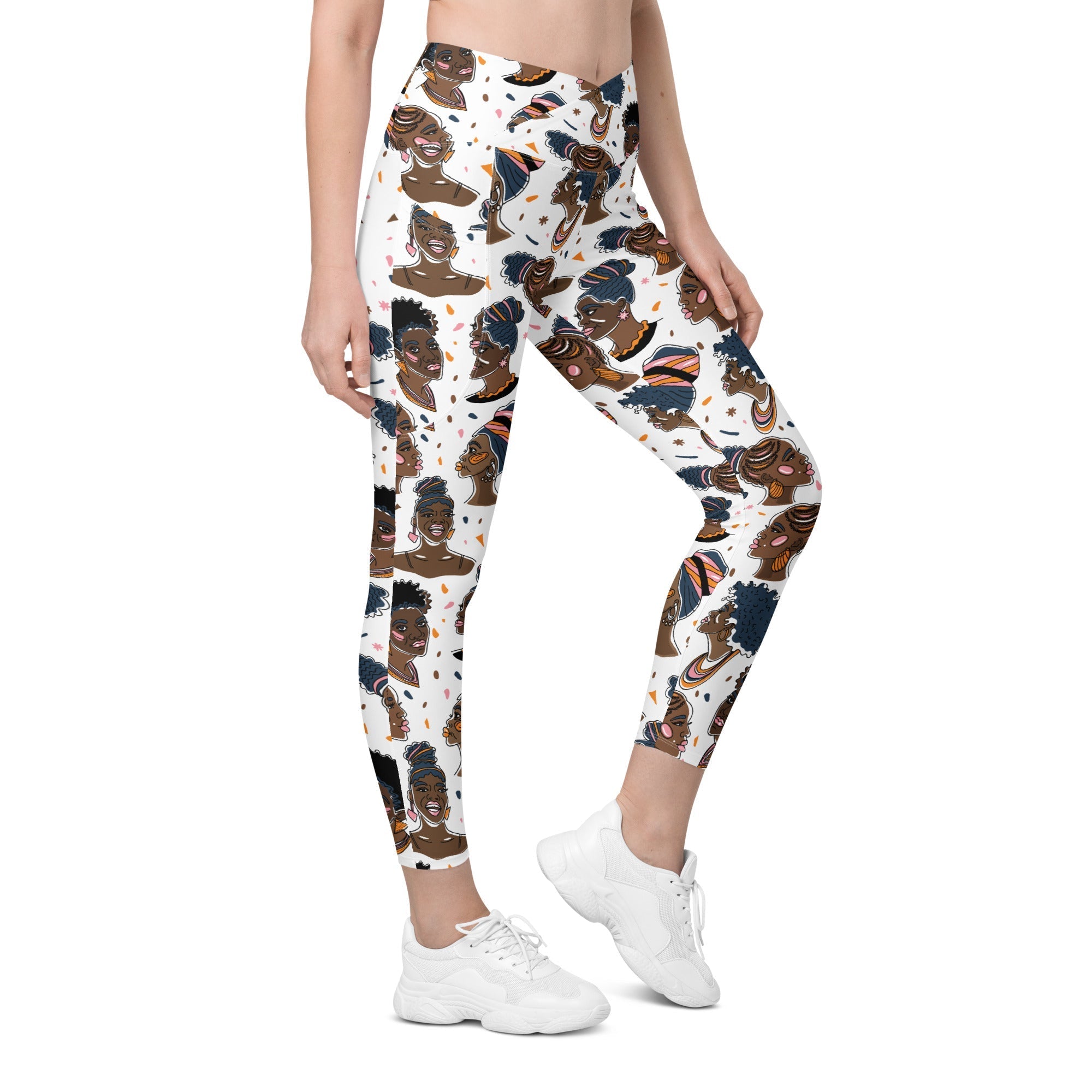 Beautiful Girls Crossover Leggings With Pockets