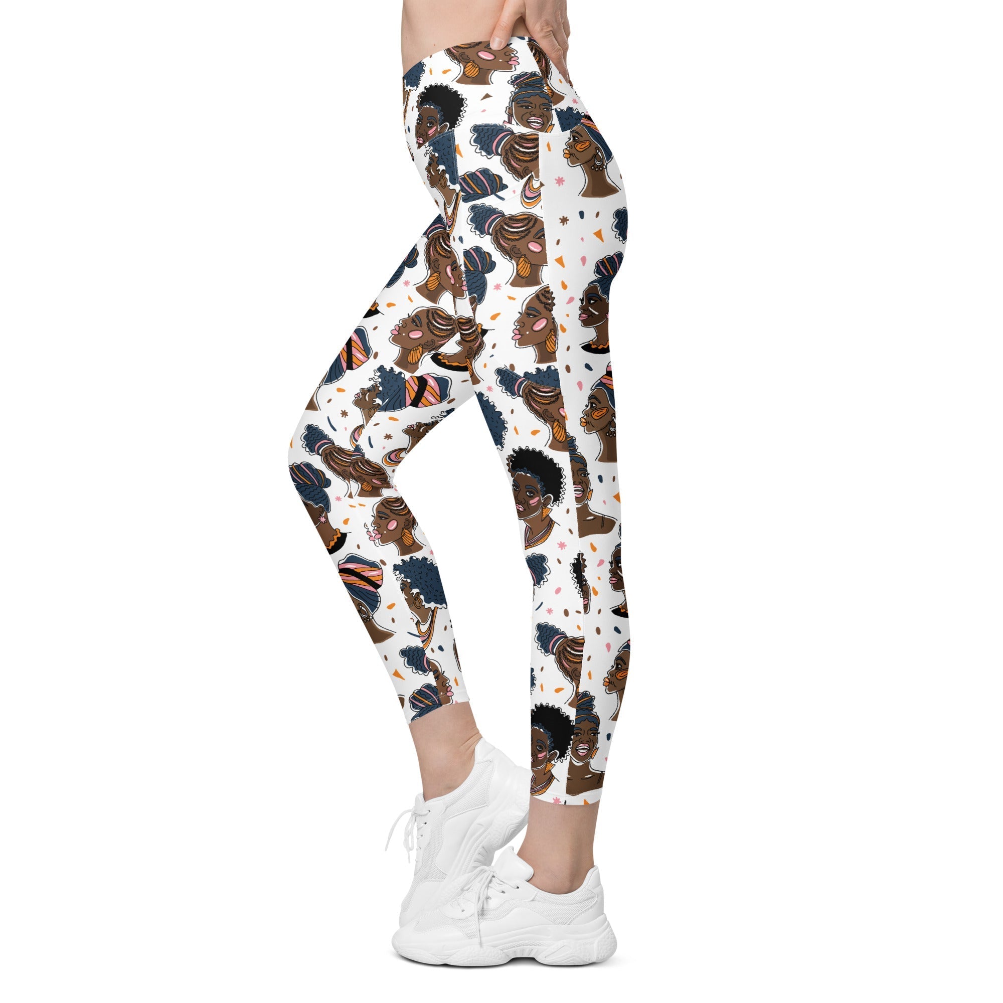 Beautiful Girls Crossover Leggings With Pockets