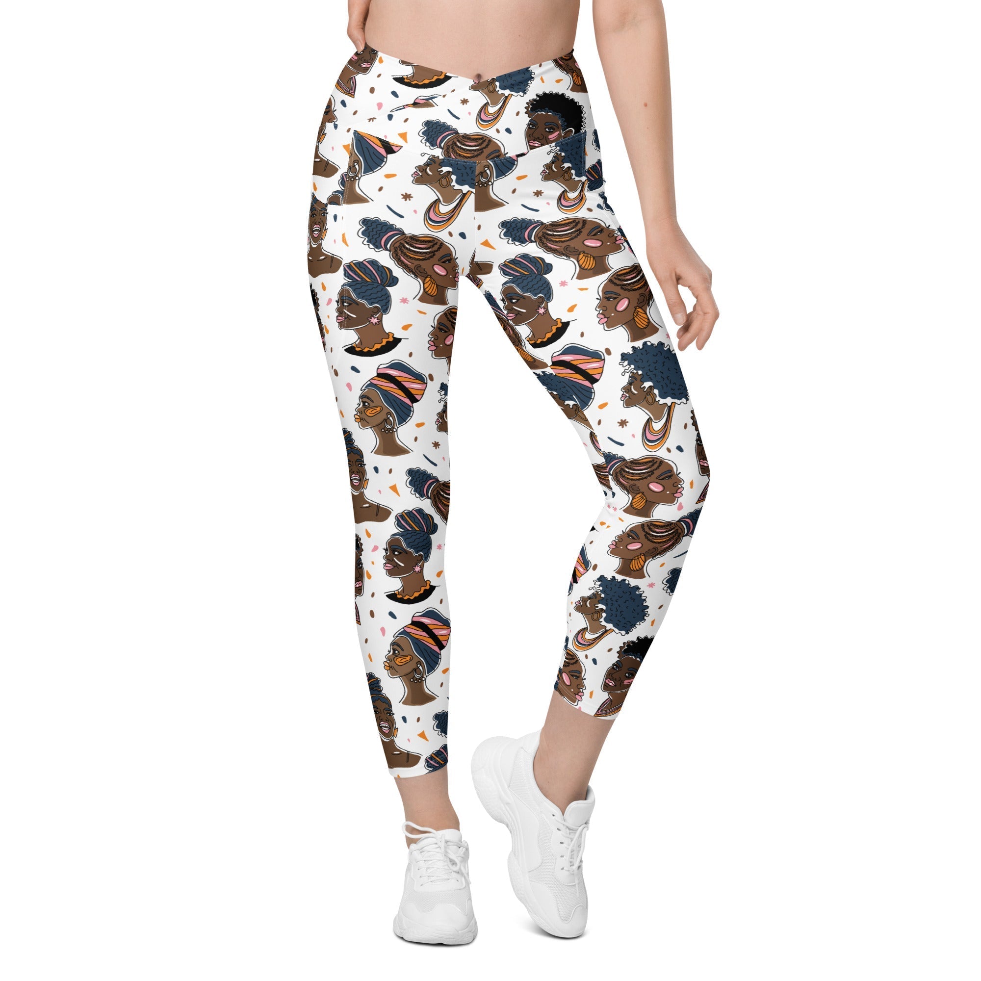 Beautiful Girls Crossover Leggings With Pockets