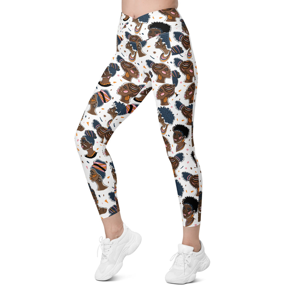 Beautiful Girls Crossover Leggings With Pockets
