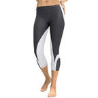 Beehive Geometric Capris Onyx Black