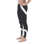 Beehive Geometric Men's Leggings Onyx Black