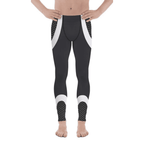Beehive Geometric Men's Leggings Onyx Black