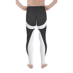 Beehive Geometric Men's Leggings Onyx Black