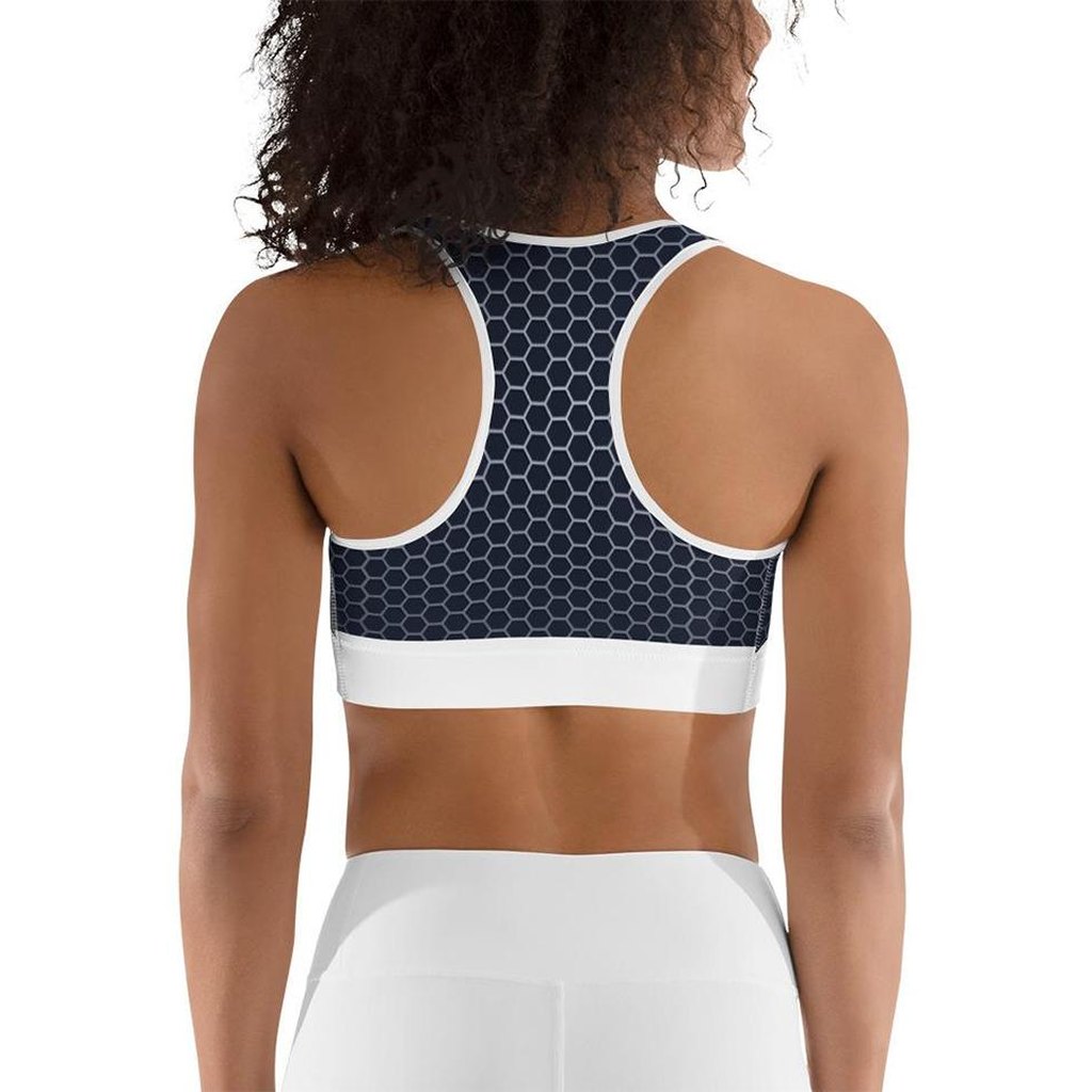 Beehive Geometric Sports Bra