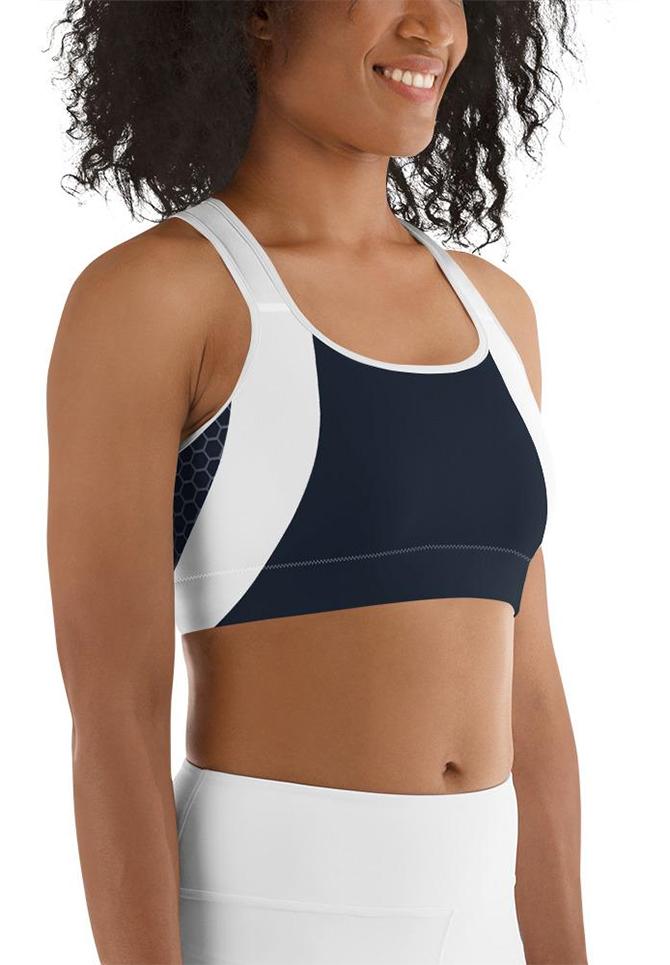 Beehive Geometric Sports Bra