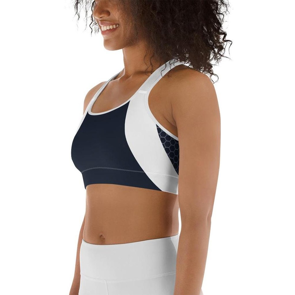 Beehive Geometric Sports Bra