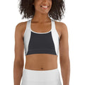 Beehive Geometric Sports Bra Onyx Black