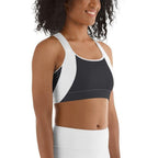 Beehive Geometric Sports Bra Onyx Black
