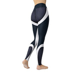 Beehive Geometric Yoga Leggings - FiercePulse - Premium Workout Leggings - Yoga Pants