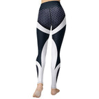 Beehive Geometric Yoga Leggings - FiercePulse - Premium Workout Leggings - Yoga Pants