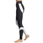 Beehive Geometric Yoga Leggings Onyx Black