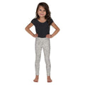 Beige Polka Dot Pattern Kid's Leggings